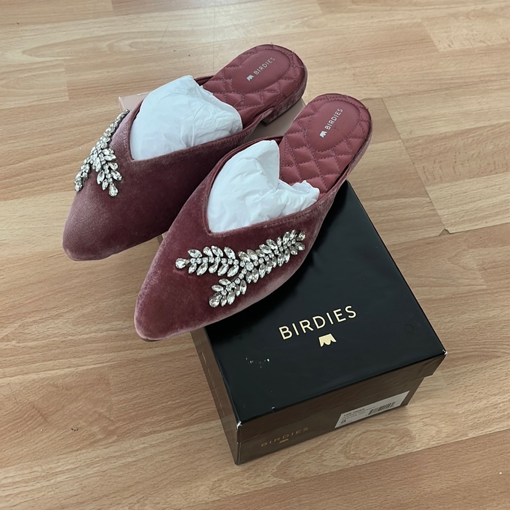 Birdies Swan Slider - Jeweled Raspberry 8